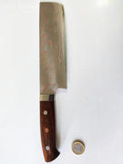 JapaneseChefsKnife.Com Master Saji Rainbow Damascus Series Nakiri 165mm (6.4 inch, Ironwood Handle) Review