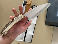 JapaneseChefsKnife.Com Takeshi Saji Gingami No.3 Wa Bocho Series Deba (150mm to 180mm, 3 Sizes, Stag Handle) Review