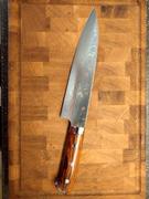 JapaneseChefsKnife.Com Master Saji Rainbow Damascus Series Gyuto (180mm to 270mm, 4 Sizes, Ironwood Handle) Review