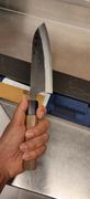 JapaneseChefsKnife.Com Fu-Rin-Ka-Zan Aogami Super Kurouchi Series FAB-4W Wa Santoku 170mm (6.6 inch, Octagon Shaped Walnut-Wood Handle) Review