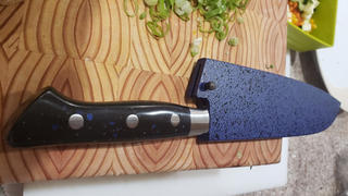 JapaneseChefsKnife.Com Hattori Forums FH Series FH-4D Santoku 170mm (6.6inch, ”Black SpaceCorian® Handle) Review