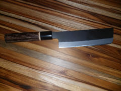 JapaneseChefsKnife.Com Hinoura White Steel No.1 Kurouchi Series Nakiri 165mm (6.4 Inch, HS1-5) Review
