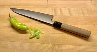 JapaneseChefsKnife.Com Masamoto KS Series Sweden Stainless Steel SW-3121 Wa Gyuto 210mm (8.2 inch) Review