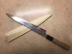 JapaneseChefsKnife.Com Sukenari Gingami No.3 Nickel Damascus Wa Sujihiki (240mm and 270mm, 2 sizes) Review