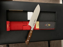 JapaneseChefsKnife.Com Hattori 傘 SAN Series Limited Edition FH Series SAN-2 Santoku 170mm (6.6 inch, Desert Ironwood Handle) Review