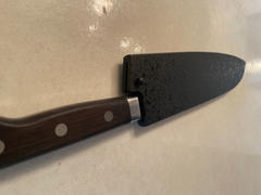 JapaneseChefsKnife.Com Black Lacquered Wooden Saya for Santoku Review
