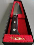 JapaneseChefsKnife.Com Hattori 傘 SAN Series Limited Edition FH Series SAN-3 Gyuto 210mm (8.2 inch, Very Rare and Elegant Black/Red Linen Micarta handle) Review