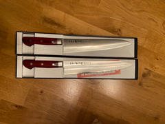 JapaneseChefsKnife.Com HIRO (SHIKI) Tetsujiro Stainless-clad VG-10 Gyuto (210mm and 240mm, 2 Sizes, Cherry Pakka Wood Handle) Review