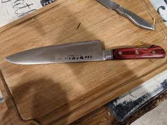 JapaneseChefsKnife.Com HIRO (SHIKI) Tetsujiro Stainless-clad VG-10 Gyuto (210mm and 240mm, 2 Sizes, Cherry Pakka Wood Handle) Review