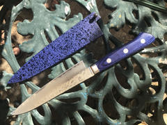 JapaneseChefsKnife.Com JCK Natures ”Gekko Blue” Petty 135mm (5.3 inch) Review