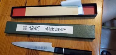 JapaneseChefsKnife.Com Sukenari ZDP-189 Wa Series Wa Petty 165mm (6.4 inch, Octagon Shaped Ebonywood Handle with White Spacer, SZDP-1PAE) Review