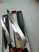 JapaneseChefsKnife.Com Sukenari Special Steel Series SG-II Hon Kasumi Yanagiba (300mm or 330mm, 2 sizes, Octagon Shaped Zebra Wood Handle with Water Buffalo Horn Ferrule) Review
