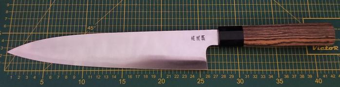 JapaneseChefsKnife.Com Sukenari HAP-40 Series Wa Gyuto (210mm to 270mm, 3 sizes, Octagonal Bocote Wood Handle with Water Buffalo Horn Ferrule) Review