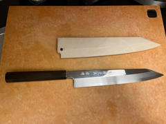 JapaneseChefsKnife.Com Fu-Rin-Ka-Zan Limited, (FSO-6SEP) White Steel No.1 Kiritsuke 240mm (9.4inch, Octagon Shaped Ebonywood Handle, Mirror Polished Blade) Review