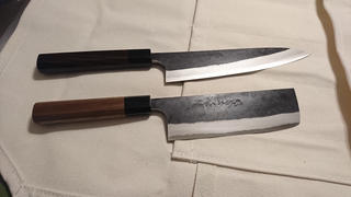 JapaneseChefsKnife.Com Fu-Rin-Ka-Zan Aogami Super Kurouchi Series FAB-5W Nakiri 160mm (6.2 inch, Octagon Shaped Walnut Wood Handle) Review