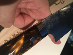 JapaneseChefsKnife.Com Takeshi Saji SUMIT ― Limited Edition Custom Series SMT-50 VG-10 Rainbow Damascus Gyuto 240mm (9.4 inch) Review