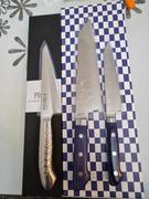 JapaneseChefsKnife.Com JCK Natures 青雲 Blue Clouds Series Blue Steel No.2 Nashiji Kiritsuke Petty & Bunka (Kiritsuke) (BCB-2Pcs Knife Set) Review