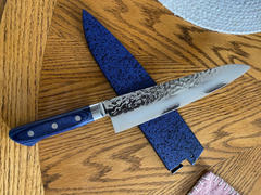 JapaneseChefsKnife.Com JCK Natures ”Gekko Blue” Gyuto 210mm (8.2 inch) Review