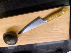 JapaneseChefsKnife.Com Hattori Forums Custom Limited Edition Year 2021, FH Series FH-5SP2021YELLOW Boning Knife 160mm (6.2inch, Yellow Color Stabilized Box Elder Wood Handle) Review