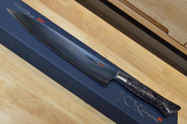 JapaneseChefsKnife.Com Hattori Forums FH Series Limited Edition SNOW IN THE DARK Gyuto (210mm~270mm, 3 Sizes, Dupont Corian® Handle) Review