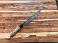 JapaneseChefsKnife.Com Sukenari HAP-40 Series Wa Sujihiki (240mm and 270mm, 2 sizes, Octagon Shaped Magnolia Wood Handle) Review