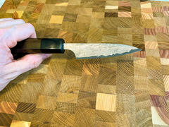JapaneseChefsKnife.Com Fu-Rin-Ka-Zan R-2 Damascus Wa Series FRN-PA Wa Paring 90mm (3.5 inch, Octagon Shaped Red-Sandalwood Handle) Review