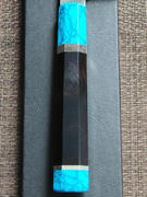 JapaneseChefsKnife.Com Fu-Rin-Ka-Zan YUTAKA 豊佳 Series FZYP-7 Wa Gyuto 240mm (9.4 Inch, Octagon Shaped Ebonywood Handle with Turquoise Composite Stone Ferrule & Butt) Review