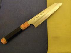 JapaneseChefsKnife.Com Fu-Rin-Ka-Zan YUTAKA 豊佳 Series ZDP-189 Edition FZYP-11 Kiritsuke 210mm (8.2 Inch, Octagon Shaped Ebonywood Handle with Soft Pink Turquoise Composite Stone Ferrule & Butt) Review