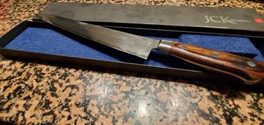 JapaneseChefsKnife.Com JCK Original Kagayaki VG-10 Damascus Series KHD-6 Sujihiki 270mm (10.6 Inch) Review