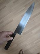 JapaneseChefsKnife.Com Mizuno Tanrenjo Akitada Ao Hagane DX Series Blue Steel No.1 Clad Wa Gyuto with Shinogi (210mm to 270mm, 3 sizes) Review