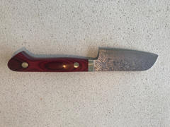 JapaneseChefsKnife.Com Mr. Itou R-2 Custom Damascus Paring 90mm (3.5 inch) Red Wood-Micarta Handle (IT-172) Review