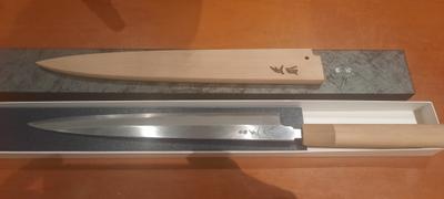 JapaneseChefsKnife.Com Masamoto KK Series Kasumi White Steel No.2 Yanagiba (210mm to 330mm, 5 sizes) Review