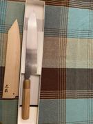 JapaneseChefsKnife.Com Masamoto KS Series Hon Kasumi White Steel No.2 Kiritsuke Double Bevel Edge (240mm and 270mm, 2 sizes) Review