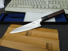 JapaneseChefsKnife.Com Fu-Rin-Ka-Zan Aogami Super Custom Damascus Series Wa Petty (120mm and 150mm, 2 sizes) Review
