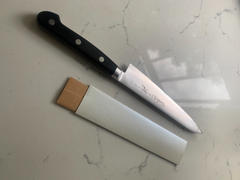 JapaneseChefsKnife.Com JCK Original Kagayaki Blue Steel No.2 Clad Series KB-1 Petty 150mm (5.9inch) Review