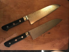 JapaneseChefsKnife.Com JCK Original Kagayaki R-2 Damascus Series KGRP-2 Santoku 175mm (6.8inch, Polished Blade) Review