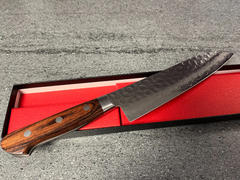 JapaneseChefsKnife.Com JCK Natures Gekko Series GE-2M Santoku 190mm (7.4 inch) Review