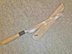 JapaneseChefsKnife.Com Fu-Rin-Ka-Zan Hon Kasumi Series Gingami No.3 Sakimaru Takohiki (270mm and 300mm) Review