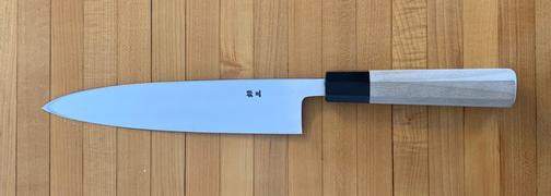 JapaneseChefsKnife.Com Fu-Rin-Ka-Zan Hon Kasumi Series Gingami No.3 Mioroshi Deba (210mm and 240mm, 2 Sizes) Review