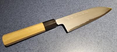 JapaneseChefsKnife.Com Fu-Rin-Ka-Zan White Steel No.2 Wa Series FW-2 Wa Santoku 180mm (7inch) Review