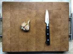 JapaneseChefsKnife.Com Hattori Forums FH Series FH-1L Parer 70mm (2.7 inch, Black Linen Micarta Handle) Review