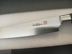 JapaneseChefsKnife.Com Hattori Forums FH Series Petty (120mm and 150mm, Black Linen Micarta Handle) Review