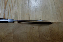 JapaneseChefsKnife.Com Hattori Forums FH Series Western Deba (165mm and 240mm, Black Linen Micarta Handle) Review