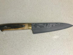 JapaneseChefsKnife.Com Takeshi Saji VG-10 Custom Damascus Wild Series Gyuto (180mm to 270mm, 4 sizes, Stag Bone Handle) Review