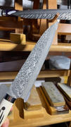JapaneseChefsKnife.Com Takeshi Saji R-2 Custom Black Damascus Wild Series Gyuto (180mm to 270mm, 4 sizes, Stag Bone Handle) Review