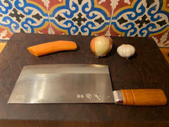 JapaneseChefsKnife.Com Sugimoto Virgin Carbon Steel No.6 Chinese Cleaver 220mm (8.6inch) Review