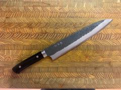 JapaneseChefsKnife.Com Takeshi Saji Aogami Super Custom Series Gyuto (150mm to 270mm, 5 sizes, Linen Micarta Handle) Review