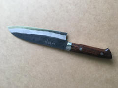 JapaneseChefsKnife.Com Takeshi Saji Aogami Super Custom Series Santoku 180mm (7 inch, Ironwood Handle) Review