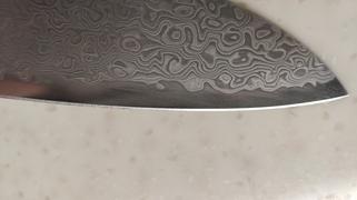 JapaneseChefsKnife.Com SHIKI 黒龍 Black Dragon Series Santoku 180mm (7 inch, California Buckeye Wood Handle) Review