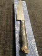 JapaneseChefsKnife.Com SHIKI 黒龍 Black Dragon Series Petty 150mm (5.9 inch, California Buckeye Wood Handle) Review